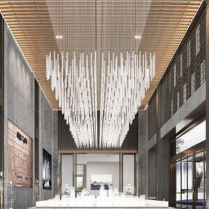 LX22070703 material handcrafted crystal + stainless steel (crystal chandelier)