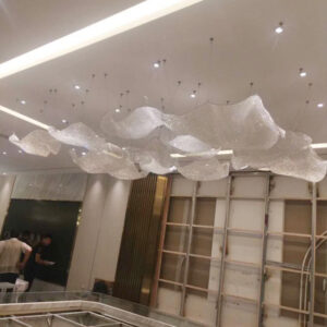 LX22070714 Crystal + Stainless Steel Crystal Art Chandelier