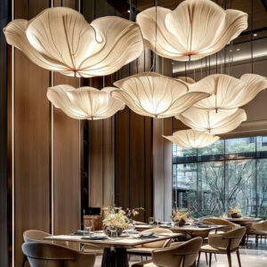 XH2025122205 Custom Stainless Steel Crystal Chandelier