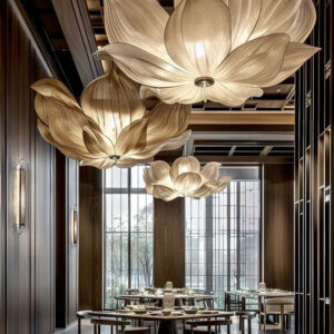 XH2025122205 Custom Stainless Steel Crystal Chandelier