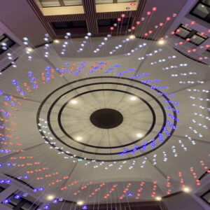 XH2025120501209 Large Ceiling Chandelier Supports Personalized Lighting Customization