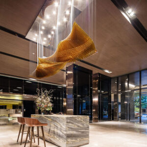 XH20251205012011Large Custom Art Crystal Chandelier for Lobby