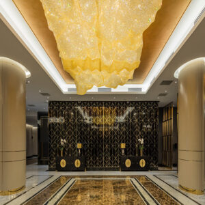 LX20251201201 Custom-made Art Lobby Crystal Chandelier