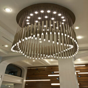 XH2025120501208 Large Ceiling Chandelier Supports Personalized Lighting Customization