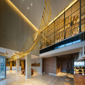 LX20251201002 Custom-made Art Lobby Chandelier