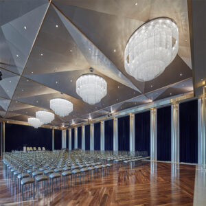 LX20251201003 Custom-made Art Lobby Crystal Chandelier