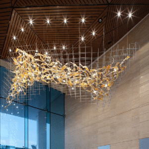 LX2025120901 Custom-made Art Lobby Chandelier