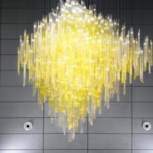 LX22070803 Reception Area Art Chandelier - Personalized Custom Lighting